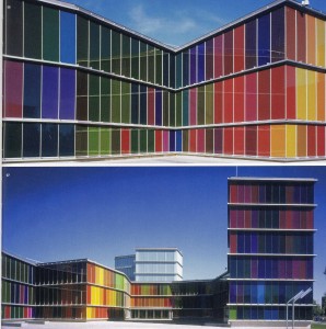 MUSAC Contemporary Arts Museum, Emilio Tuñón and Luis Moreno Mansilla, León (Spain), 2004. In: Meyhöfer D. In Full Colour: Recent Buildings and Interiors. Berlin: Ed. Verlagshaus Braun; 2008. p 125.