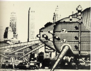 Walking City. Archigram (Ron Herron), 1964